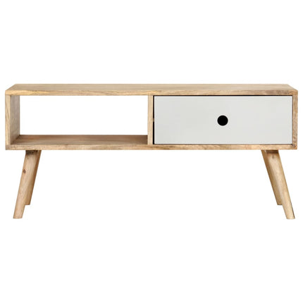 Table Basse 90X50X40 Cm Bois De Manguier Massif