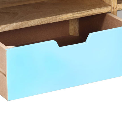 Meuble Tv 110X35X48 Cm Bois De Manguier Massif