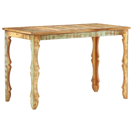 Table De Salle À Manger 120X60X76Cm Bois De Récupération Massif