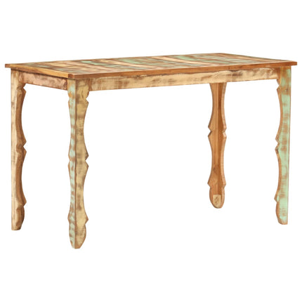 Table De Salle À Manger 120X60X76Cm Bois De Récupération Massif