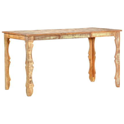 Table De Salle À Manger 120X60X76Cm Bois De Récupération Massif