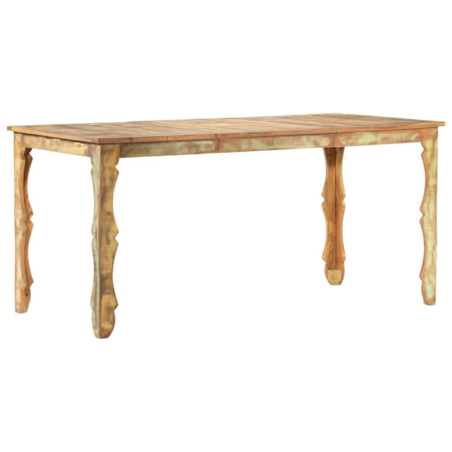 Table De Salle À Manger 120X60X76Cm Bois De Récupération Massif