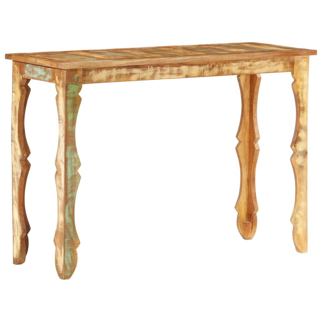 Table Console 110X40X76 Cm Bois De Récupération Massif