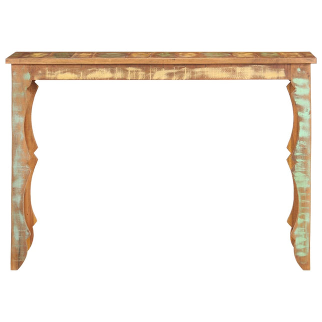 Table Console 110X40X76 Cm Bois De Récupération Massif