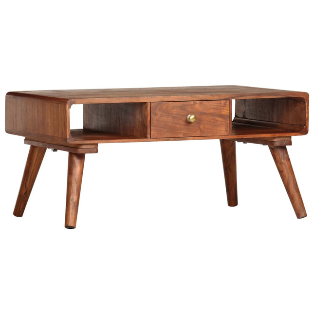 Table Basse 85X50X41 Cm Bois D'acacia Solide