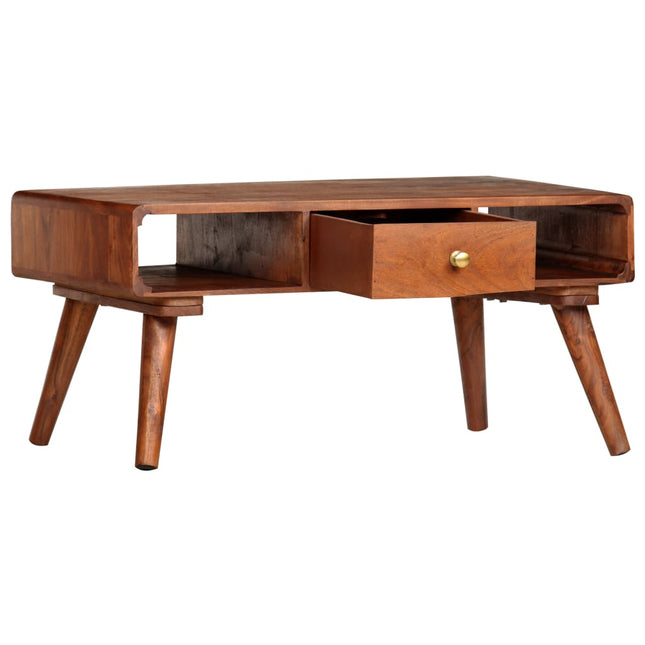 Table Basse 85X50X41 Cm Bois D'acacia Solide