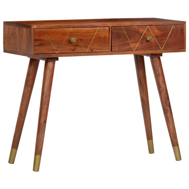 Table Console 90X35X76 Cm Bois D'acacia Massif