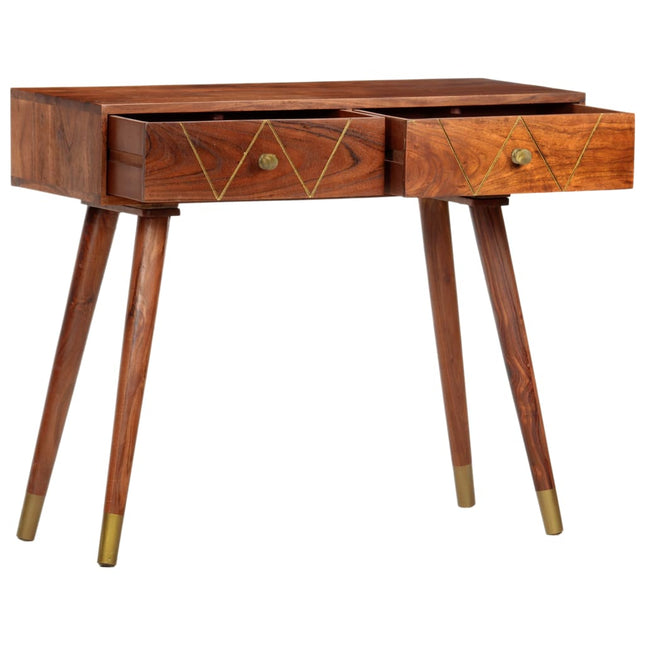 Table Console 90X35X76 Cm Bois D'acacia Massif