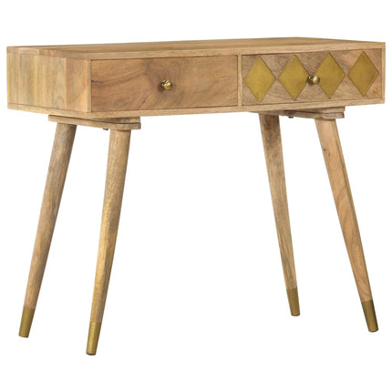 Table Console 89X44X75 Cm Bois De Manguier Massif