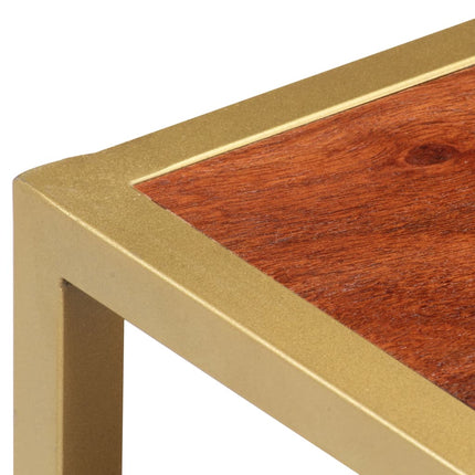 Table Basse 90 X 50 X 40 Cm Bois D'acacia Massif