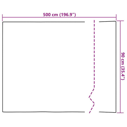 Film Autoadhésif Pour Meubles 500X90 Cm Pvc