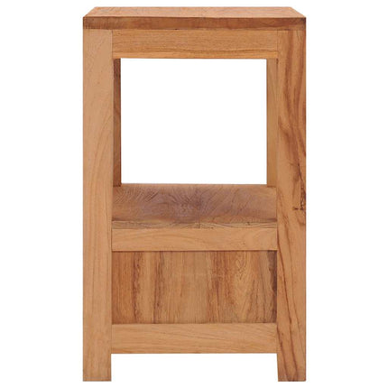 Table De Chevet 40X30X50 Cm Bois De Teck Massif