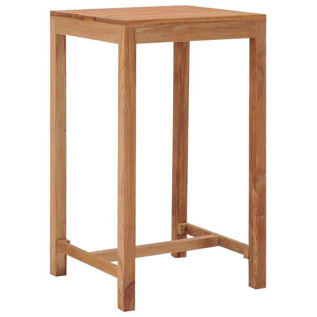 Table De Bar De Jardin Bois De Teck Solide