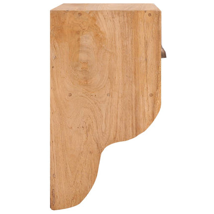 Porte-Manteau Mural 80X25X45 Cm Bois De Teck Solide