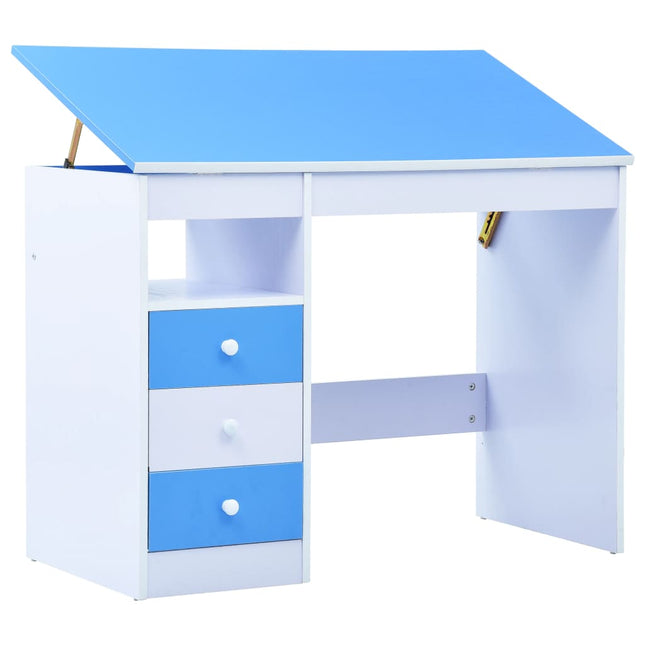 Bureau Pour Enfants Inclinable Et Blanc