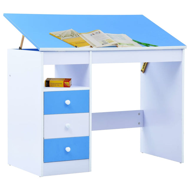 Bureau Pour Enfants Inclinable Et Blanc
