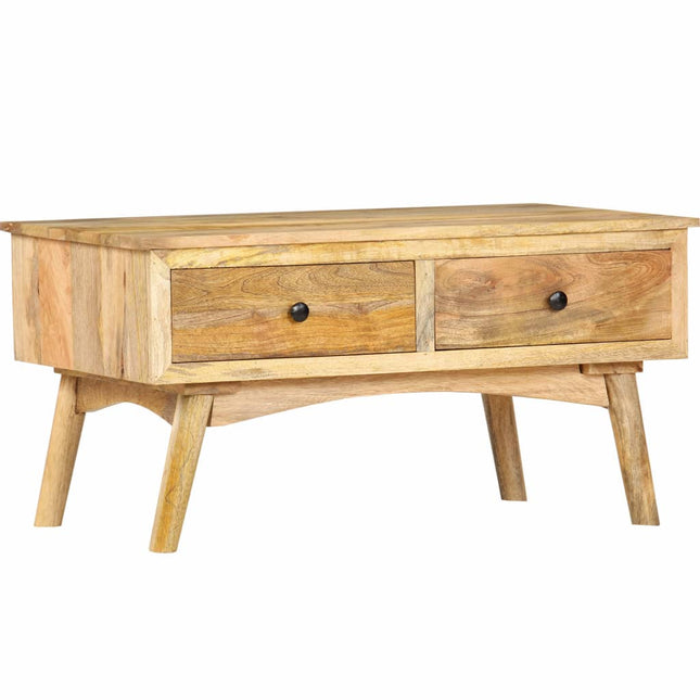 Table Basse 82X52X42 Cm Bois De Manguier Massif