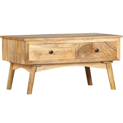 Table Basse 82X52X42 Cm Bois De Manguier Massif