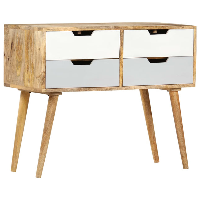 Buffet 85 X 40 X 71 Cm Bois De Manguier Massif