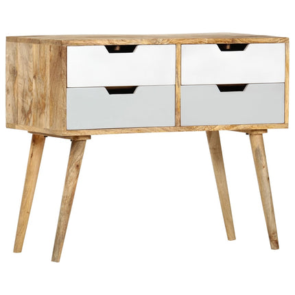 Buffet 85 X 40 X 71 Cm Bois De Manguier Massif