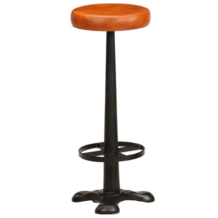 Chaises De Bar Lot De 2 Cuir Véritable