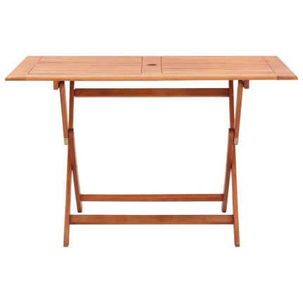 Ensemble À Manger D'extérieur 5Pcs Bois Eucalyptus Solide