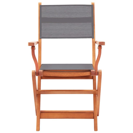 Ensemble À Manger D'extérieur 7 Pcs Bois D'eucalyptus/Textilène