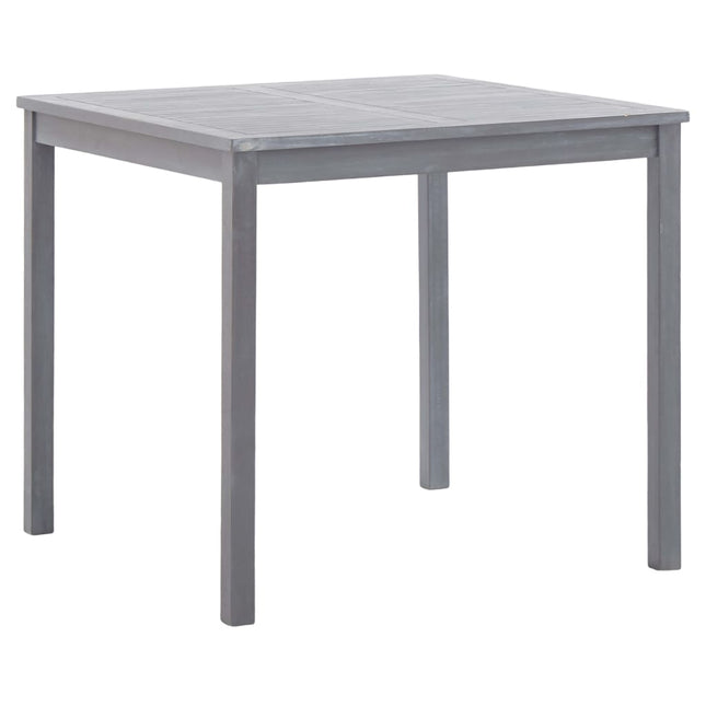 Ensemble À Manger De Jardin 5 Pcs Bois D'acacia Massif Gris