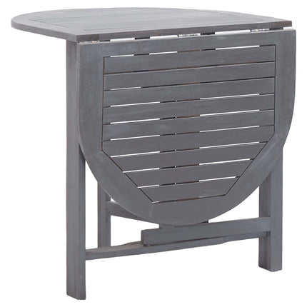 Ensemble À Manger De Jardin 5 Pcs Bois D'acacia Massif Gris