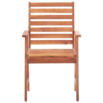 Ensemble À Manger Jardin 3Pcs Carreau Mosaïque Et Bois D'acacia