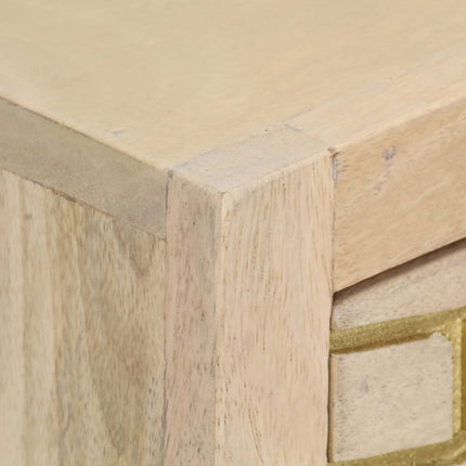 Table Console 90X30X75 Cm Bois Solide De Manguier