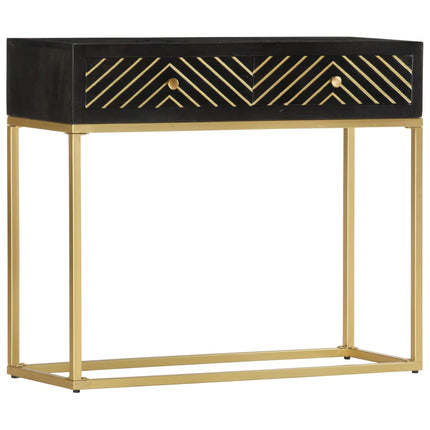 Table Console 90X30X75 Cm Bois Solide De Manguier