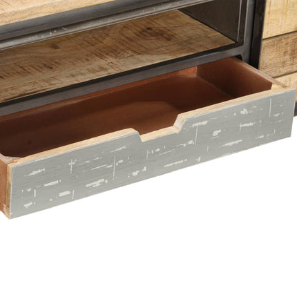 Meuble Tv 120 X 30 X 40 Cm Bois Massif De Manguier