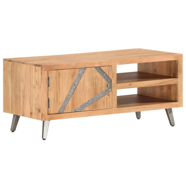 Table Basse 90X45X40 Cm Bois D'acacia Massif