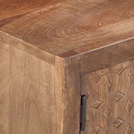 Meuble Tv 138X30X46 Cm Bois Massif De Manguier