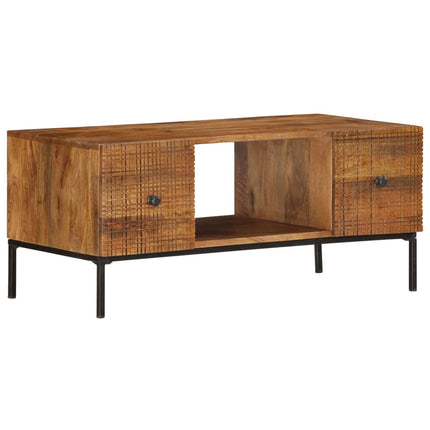 Table Basse 90X45X40 Cm Bois De Manguier Massif