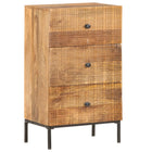 Buffet 45X30X75 Cm Bois De Manguier Massif