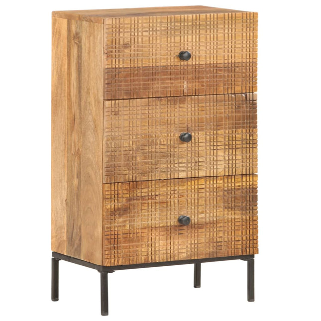 Buffet 45X30X75 Cm Bois De Manguier Massif