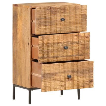 Buffet 45X30X75 Cm Bois De Manguier Massif