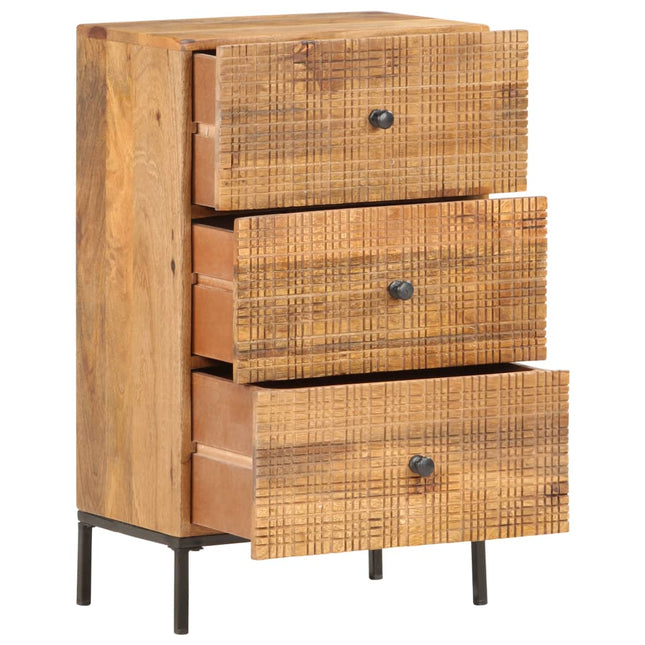 Buffet 45X30X75 Cm Bois De Manguier Massif