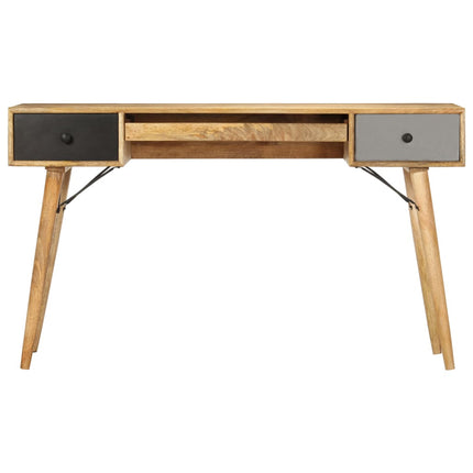 Bureau Avec Tiroirs Bois Solide De Manguier