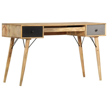 Bureau Avec Tiroirs Bois Solide De Manguier