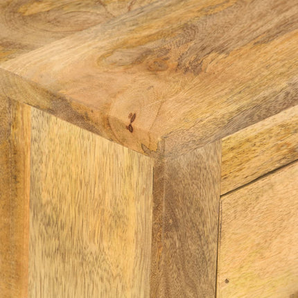 Table Basse Avec 4 Tiroirs 90X50X35 Cm Bois Solide De Manguier