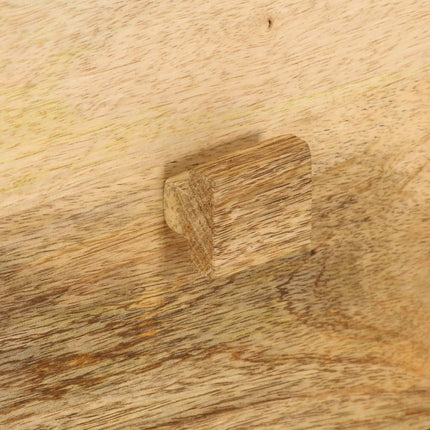 Table Basse Avec 4 Tiroirs 90X50X35 Cm Bois Solide De Manguier