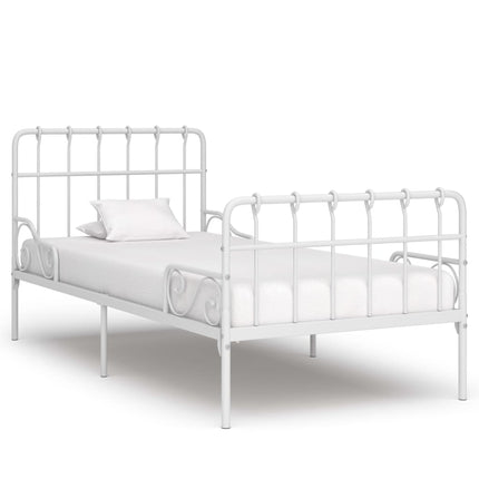Cadre De Lit Sans Matelas Avec Sommier À Lattes Métal
