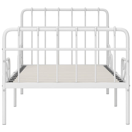 Cadre De Lit Sans Matelas Avec Sommier À Lattes Métal