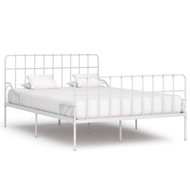 Cadre De Lit Sans Matelas Avec Sommier À Lattes Métal