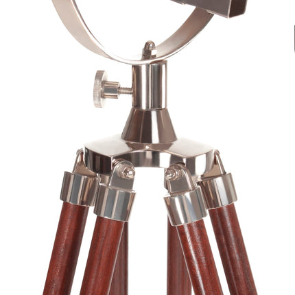 Lampadaire À Trépied Bois De Manguier Massif 180 Cm
