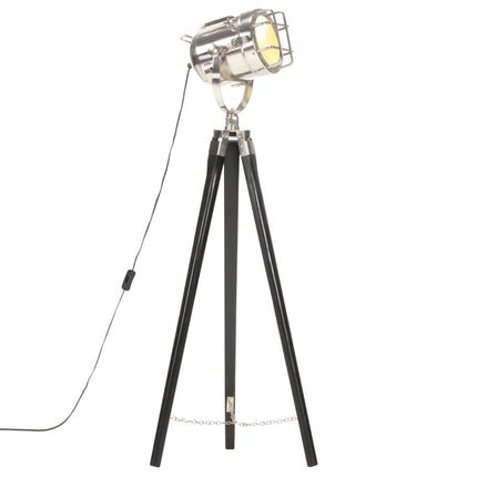 Lampadaire À Trépied Bois De Manguier Massif 97 Cm