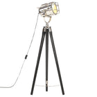 Lampadaire À Trépied Bois De Manguier Massif 97 Cm